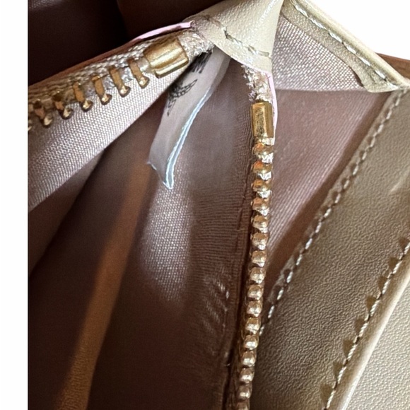 MCM Soft Pink Saffiano Leather Continental Flap Wallet - Gold Hardware - Picture 8 of 8